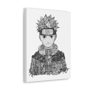 KID NARUTO BLACK & WHITE CANVAS KID NARUTO BLACK & WHITE CANVAS