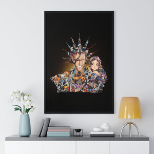 KENPACHI COLOR FRAMED POSTER KENPACHI COLOR FRAMED POSTER