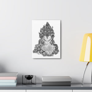 VEGETA SSJ4 BLACK & WHITE CANVAS VEGETA SSJ4 BLACK & WHITE CANVAS