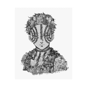 AKAZA BLACK & WHITE POSTER AKAZA BLACK & WHITE POSTER