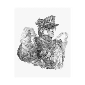 JOTARO BLACK & WHITE POSTER JOTARO BLACK & WHITE POSTER