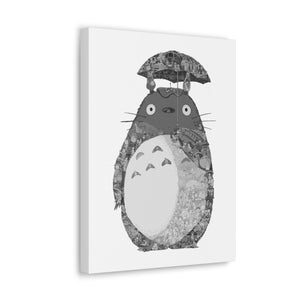 TOTORO BLACK & WHITE CANVAS TOTORO BLACK & WHITE CANVAS