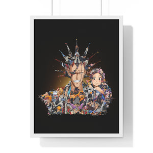 KENPACHI COLOR FRAMED POSTER KENPACHI COLOR FRAMED POSTER