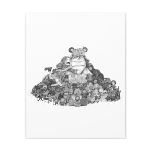 KUMA BLACK & WHITE CANVAS KUMA BLACK & WHITE CANVAS