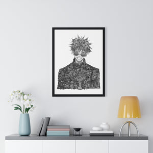 GOJO BLACK & WHITE FRAMED POSTER GOJO BLACK & WHITE FRAMED POSTER