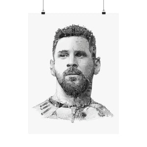 MESSI 2023 BLACK & WHITE POSTER MESSI 2023 BLACK & WHITE POSTER