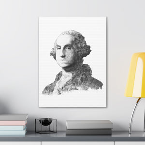 GEORGE WASHINGTON BLACK & WHITE CANVAS GEORGE WASHINGTON BLACK & WHITE CANVAS