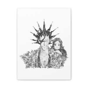 KENPACHI BLACK & WHITE CANVAS KENPACHI BLACK & WHITE CANVAS