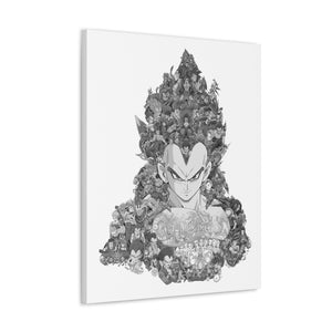 VEGETA SSJ4 BLACK & WHITE CANVAS VEGETA SSJ4 BLACK & WHITE CANVAS