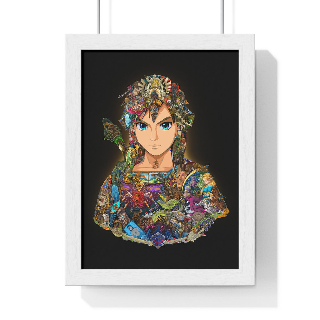 LINK COLOR FRAMED POSTER LINK COLOR FRAMED POSTER