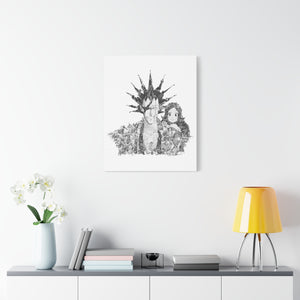 KENPACHI BLACK & WHITE CANVAS KENPACHI BLACK & WHITE CANVAS