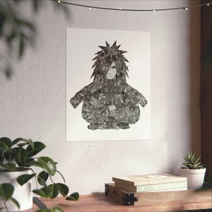 MADARA BLACK & WHITE POSTER MADARA BLACK & WHITE POSTER