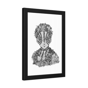 AKAZA BLACK & WHITE FRAMED POSTER AKAZA BLACK & WHITE FRAMED POSTER