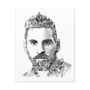 MESSI BLACK & WHITE CANVAS MESSI BLACK & WHITE CANVAS