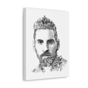 MESSI BLACK & WHITE CANVAS MESSI BLACK & WHITE CANVAS