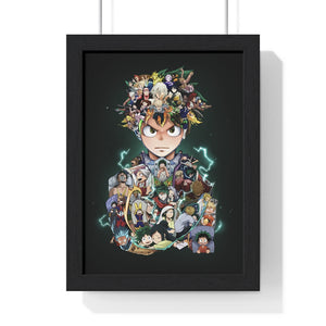 DEKU COLOR FRAMED POSTER DEKU COLOR FRAMED POSTER