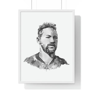 NEYMAR BLACK & WHITE FRAMED POSTER NEYMAR BLACK & WHITE FRAMED POSTER