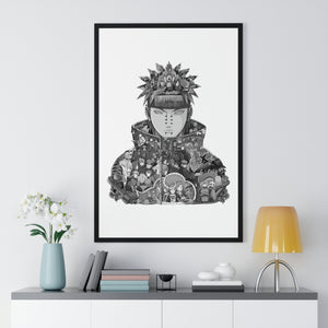 PAIN BLACK & WHITE FRAMED POSTER PAIN BLACK & WHITE FRAMED POSTER