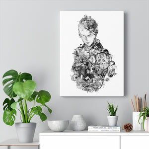 SAITAMA BLACK & WHITE CANVAS SAITAMA BLACK & WHITE CANVAS
