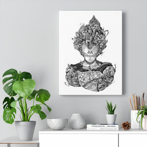 VEGETA BLACK & WHITE CANVAS VEGETA BLACK & WHITE CANVAS