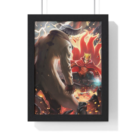 NARUTO VS ISSHIKI FRAMED POSTER NARUTO VS ISSHIKI FRAMED POSTER