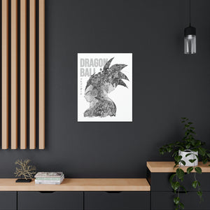 GOKU VEGETA BLACK & WHITE CANVAS GOKU VEGETA BLACK & WHITE CANVAS