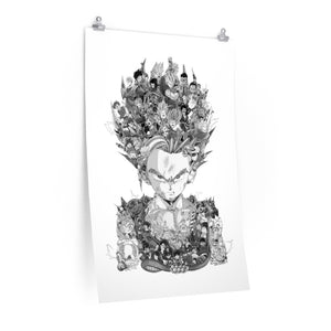 GOHAN BLACK & WHITE POSTER GOHAN BLACK & WHITE POSTER