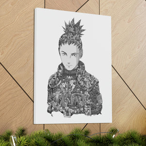 SHIKAMARU BLACK & WHITE CANVAS SHIKAMARU BLACK & WHITE CANVAS