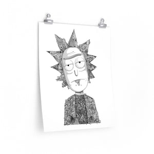 RICK BLACK & WHITE POSTER RICK BLACK & WHITE POSTER