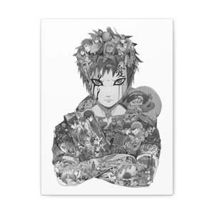 GAARA BLACK & WHITE CANVAS GAARA BLACK & WHITE CANVAS