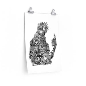 KAKASHI BLACK & WHITE POSTER KAKASHI BLACK & WHITE POSTER