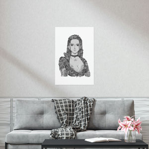 ROBIN BLACK & WHITE POSTER ROBIN BLACK & WHITE POSTER