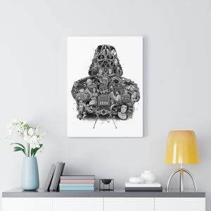 DARTH VADER BLACK & WHITE CANVAS DARTH VADER BLACK & WHITE CANVAS
