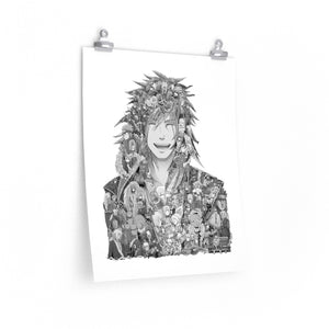 JIRAIYA BLACK & WHITE POSTER JIRAIYA BLACK & WHITE POSTER