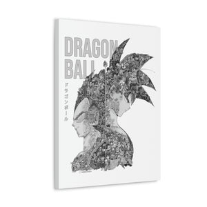 GOKU VEGETA BLACK & WHITE CANVAS GOKU VEGETA BLACK & WHITE CANVAS