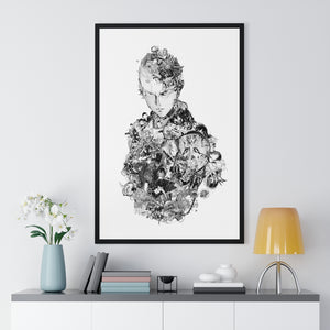 SAITAMA BLACK & WHITE FRAMED POSTER SAITAMA BLACK & WHITE FRAMED POSTER