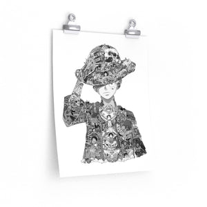 LUFFY BLACK & WHITE POSTER LUFFY BLACK & WHITE POSTER