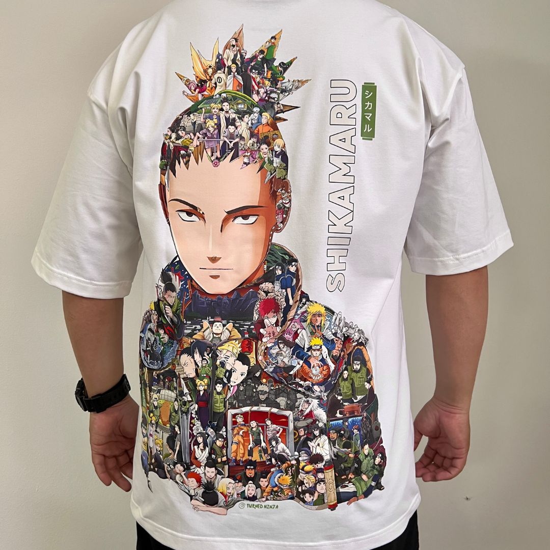 SHIKAMARU COLOR PREMIUM T-SHIRT (Art on back - Ship from Viet Nam)
