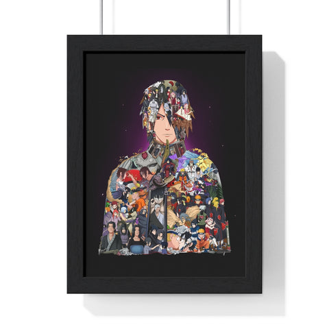 SASUKE COLOR FRAMED POSTER SASUKE COLOR FRAMED POSTER