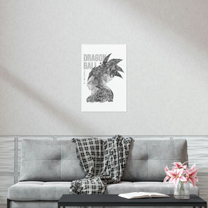 GOKU VEGETA BLACK & WHITE POSTER GOKU VEGETA BLACK & WHITE POSTER