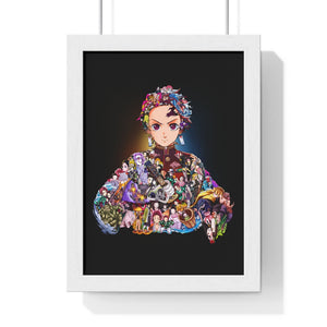 TANJIRO COLOR FRAMED POSTER TANJIRO COLOR FRAMED POSTER