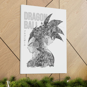 GOKU VEGETA BLACK & WHITE CANVAS GOKU VEGETA BLACK & WHITE CANVAS