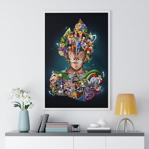 VEGETA COLOR FRAMED POSTER VEGETA COLOR FRAMED POSTER