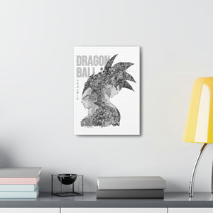 GOKU VEGETA BLACK & WHITE CANVAS GOKU VEGETA BLACK & WHITE CANVAS