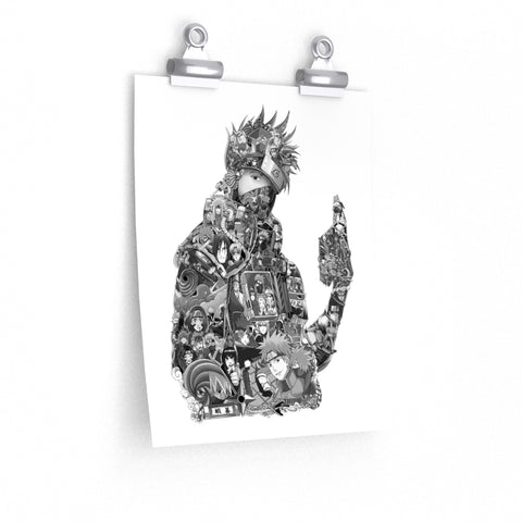 KAKASHI BLACK & WHITE POSTER KAKASHI BLACK & WHITE POSTER