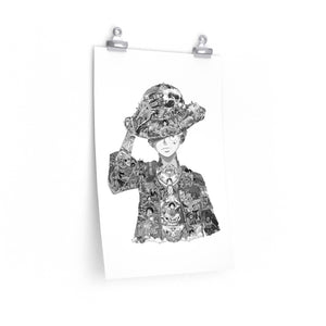 LUFFY BLACK & WHITE POSTER LUFFY BLACK & WHITE POSTER
