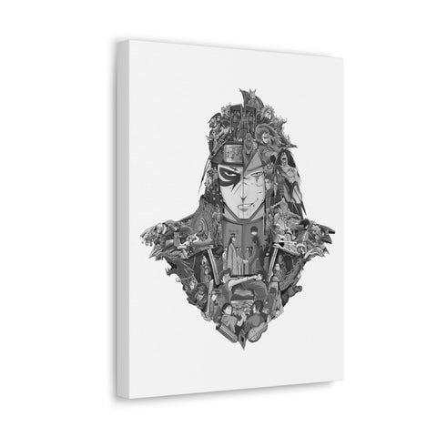 HASHIRAMA - MADARA BLACK & WHITE CANVAS HASHIRAMA - MADARA BLACK & WHITE CANVAS
