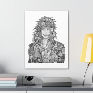 JIRAIYA BLACK & WHITE CANVAS JIRAIYA BLACK & WHITE CANVAS