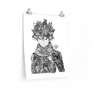 NATSU BLACK & WHITE POSTER NATSU BLACK & WHITE POSTER