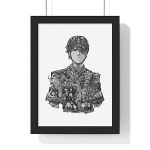 ZUKO BLACK & WHITE FRAMED POSTER ZUKO BLACK & WHITE FRAMED POSTER